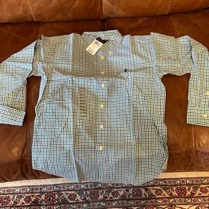 Ralph Lauren Blake Broadcloth Tat Button Down